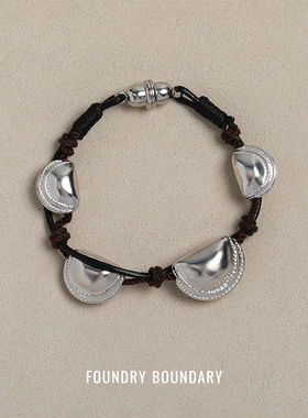 FOUNDRY BOUNDARY 半岛手链 原创设计师简约中性复古小众气质默叙