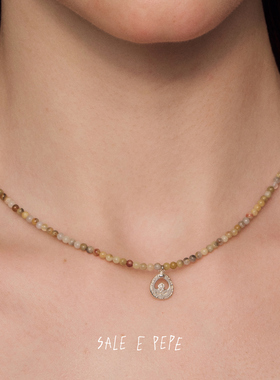 SALEEPEPE胡椒盐忘忧人项链