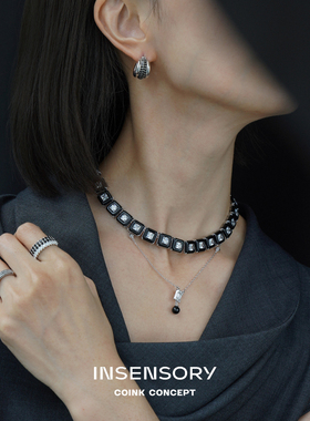 INSENSORY纯银星点珍珠项链