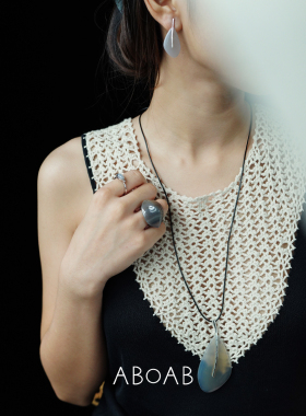 ABOABLeaf项链纯银气质