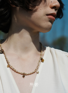 SERENESS所若沉香葫芦汤匙项链