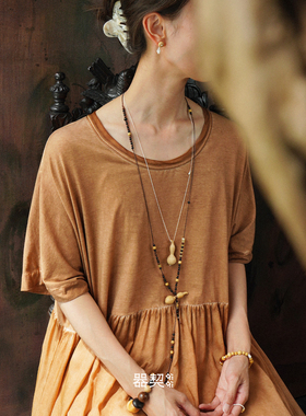 QIQI器契草里金葫芦抽绳项链