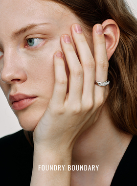FOUNDRY BOUNDARY 冰晶戒指 纯银原创设计师简约中性小众气质默叙