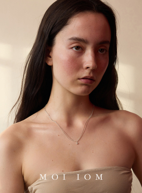 MOIIOM白水晶极细双层项链