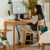 Деревянный сосед/Jimei маленький стол скандинавской сплошной древесина длинная полоска узкие столы с стеной современный ящик компьютерный стол с твердым деревом.