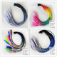 Helmet decorative braids transparent small suction cup super solid