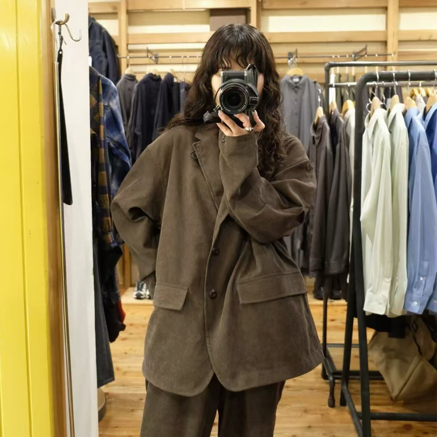 25AW DW同款 日系复古灯芯绒户外休闲宽松男女同款西服外套,淘宝优惠券,粉丝福利购,淘宝优惠卷