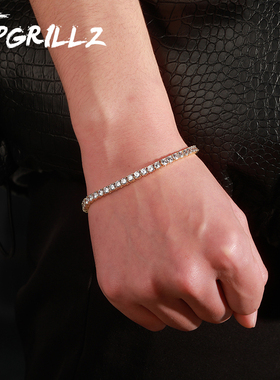 明星款欧美锆石hiphop嘻哈街头