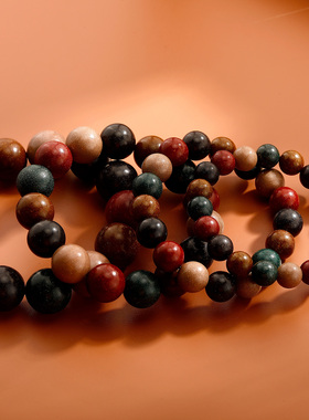 天然中药合成香珠手串五方情绪提升道家五行百搭厂家批发中式手链