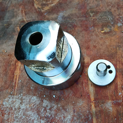 温岭七十用膨化机平头大帽1.30螺母加芯子五谷杂粮膨化果大帽 - 图2