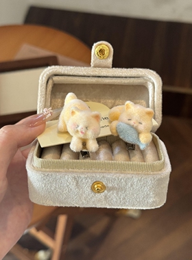 卡通可爱小猫发夹刘海侧边夹发饰