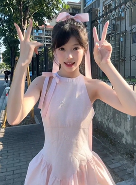超大蝴蝶结后脑勺发夹黑色飘带款