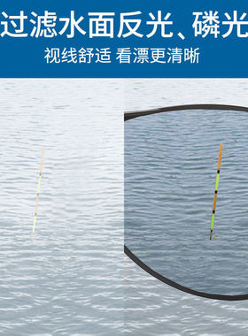 【德国黑科技】钓鱼眼镜看漂专用射鱼眼镜偏光墨镜水底看鱼神器