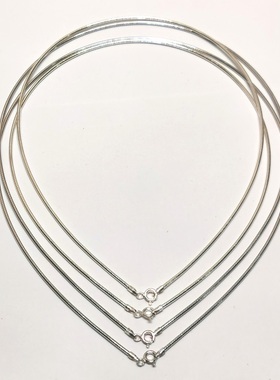 雅人气爆款欧美百搭925纯银茄链