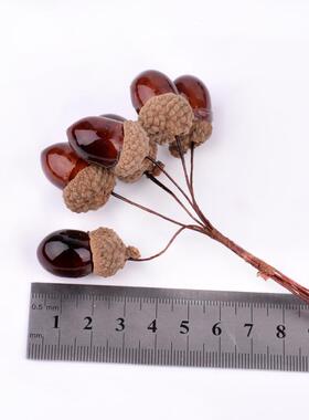 diy仿真松果礼盒手工制作花束