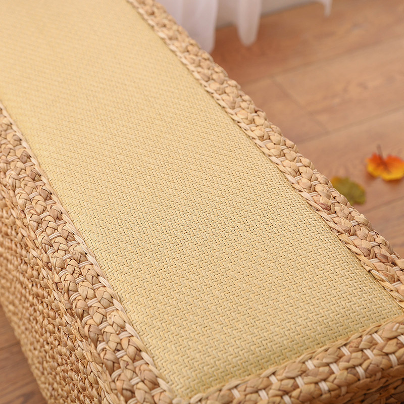 藤编储物凳子收纳凳坐箱入户门口长条换鞋凳轻奢高级感沙发凳实木,淘宝优惠券,粉丝福利购,淘宝优惠卷