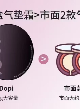 热卖新品DOPI哆哌悦颜养肤持妆气垫霜持妆控油防水防汗遮瑕大气垫