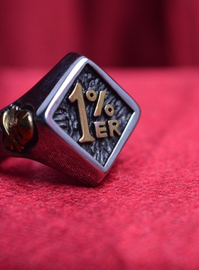 不锈钢指环316L钢英文字母biker ring骑行者精美纪念品钛钢戒指