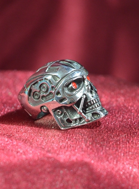 钛钢戒指潮男潮女配饰骷髅头指环
