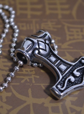 钛钢饰品维京人挂件吊坠男女同款