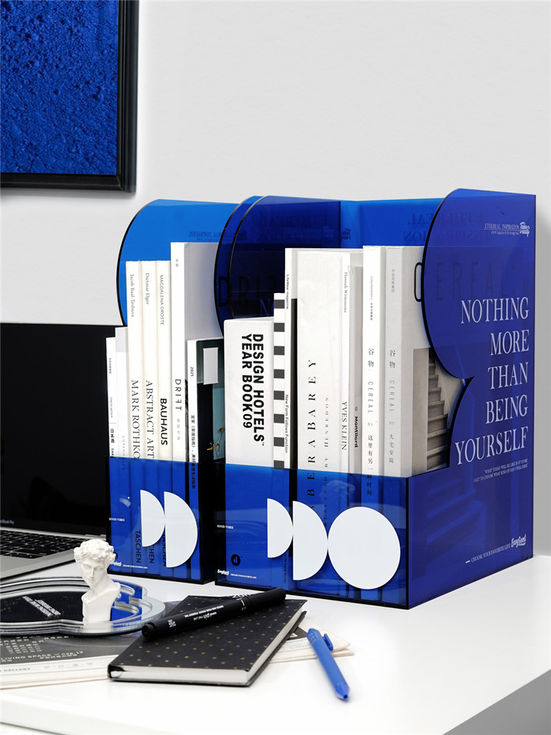 Easygood档案收纳盒资料文件架桌面整理盒文件夹办公桌书立盒书架,淘宝优惠券,粉丝福利购,淘宝优惠卷