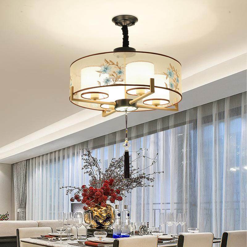 客厅主灯新中式吊灯中国风复古禅意酒店餐厅茶楼包间餐饮大气灯具,淘宝优惠券,粉丝福利购,淘宝优惠卷