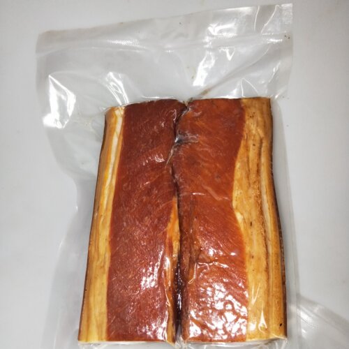 湘腊全湖南特产腊肉二刀肉1000g烟熏肉腊味包邮非四川贵州腊肠 - 图0
