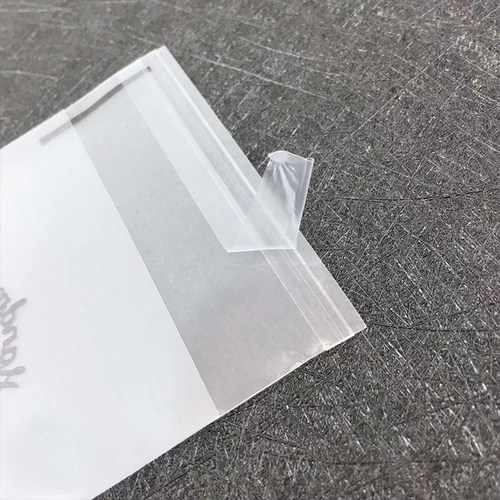 许愿骨半透明磨砂自粘袋香皂袋小香皂包装袋旅游手工肥皂袋100个 - 图2