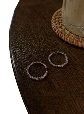 素圈戒指开口指环女高级感小众冷淡风时尚饰品