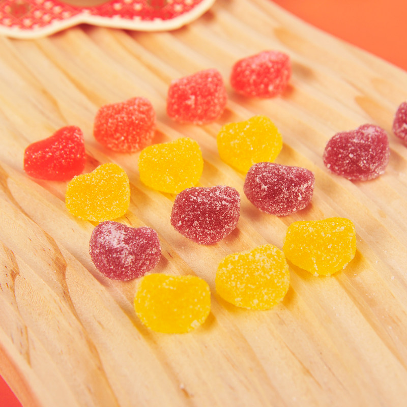 爱心形状水果味软糖QQ糖开业乔迁新居兴旺发财糖果礼佛糖婚庆喜糖,淘宝优惠券,粉丝福利购,淘宝优惠卷