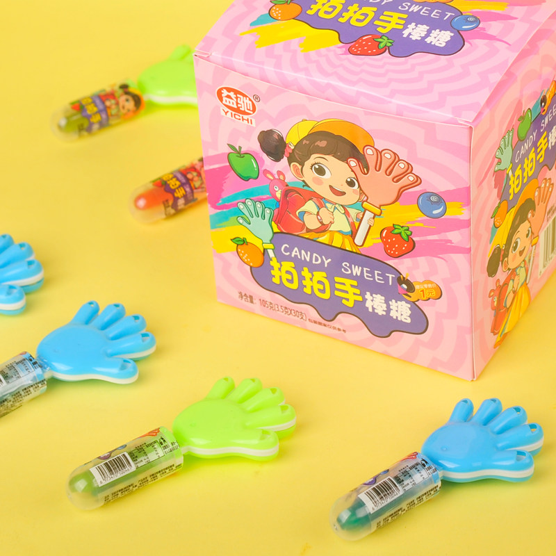 拍拍手玩具糖果水果味棒棒糖硬糖网红创意趣味盒装儿童零食批发,淘宝优惠券,粉丝福利购,淘宝优惠卷
