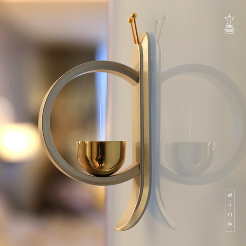 亦喜No.22/佳音/蜗牛日式磁吸门铃 铃铛风铃/原创设计/特惠清仓 - 图0
