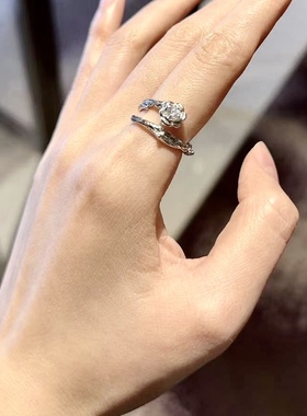 通用925银开口戒指浪漫礼物