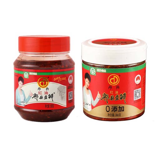 【丹丹】红油郫县豆瓣500g*2瓶/0添加红油郫县豆瓣366g*2瓶 - 图3