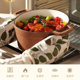 Carrot cast iron enamel pot casserole soup pot