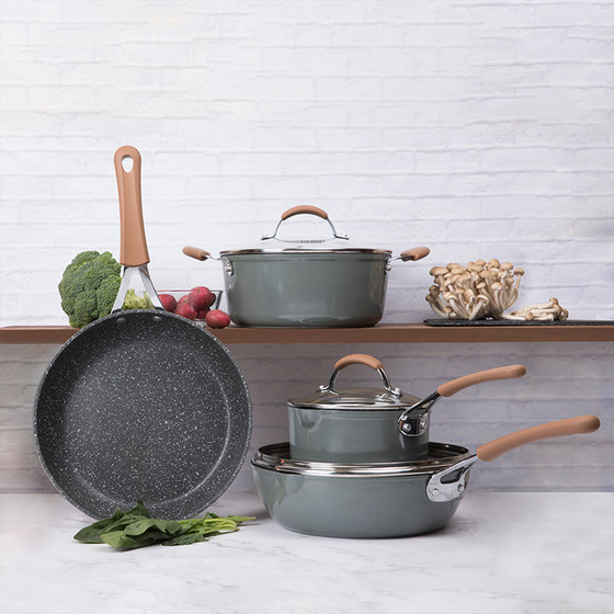 Carrot pan non-stick pan household steak frying pan omelette pancake pan deepened frying pan induction cooker special