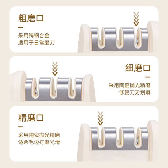 Carrot knife sharpener household quick sharpening tool professional sharpening tool chef kitchen scissors whetstone