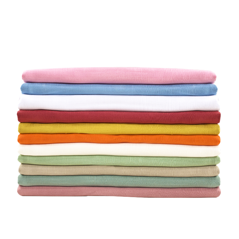 弹力垂感棉麻布料亚麻裤子服装面料薄款夏季纯色竹节棉苎麻布清仓 - 图0