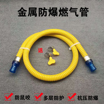 Home gas pipe explosion-proof gas pipe gas pipe gas pipe water heater cooker connected pipe metal hose
