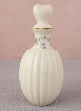 西洋收藏品 美国手工制作陶瓷香水瓶分装瓶 欧式复古居家装饰摆件