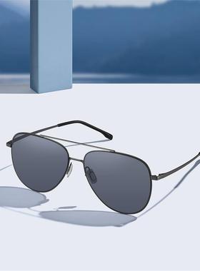 米家尼龙偏光太阳镜飞行员防晒墨镜开车钓鱼防紫外线眼镜男女