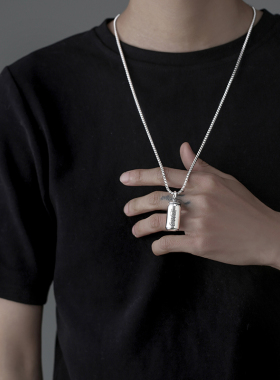 钛钢男女生创意可乐瓶项链不褪色