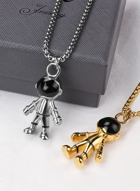 宇航员项链男女潮ins太空人吊坠