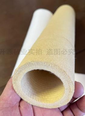 无缝毛毡滚筒耐磨吸油涂油耐高温