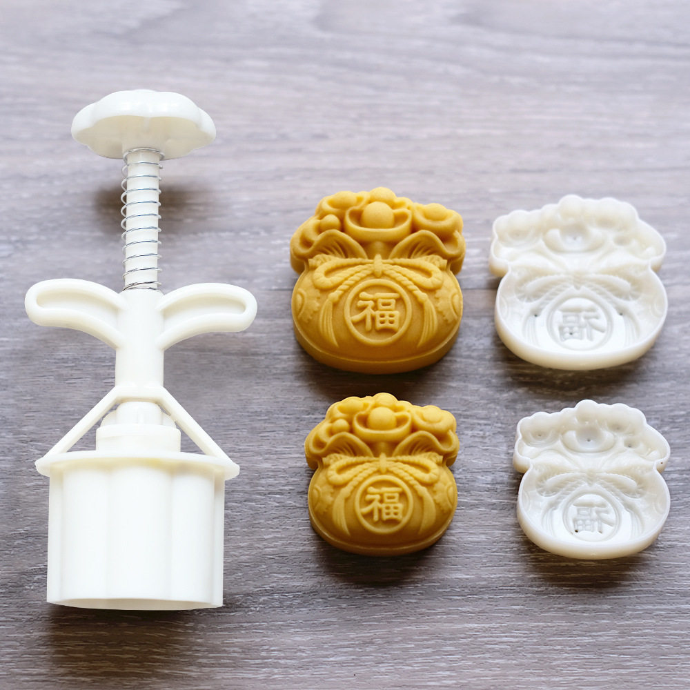 50g75g元宝福袋月饼模具  中式糕点模 馒头山药糕 烘焙模 香牌模,淘宝优惠券,粉丝福利购,淘宝优惠卷
