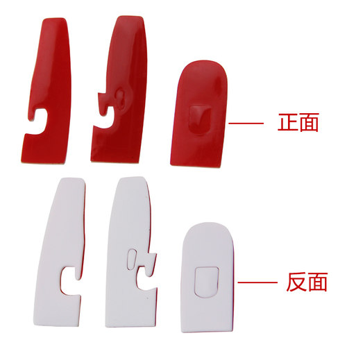 加厚耐磨压脚贴皮 冚车坎车包缝拷边机四线五线锁边机塑料压脚皮 - 图2