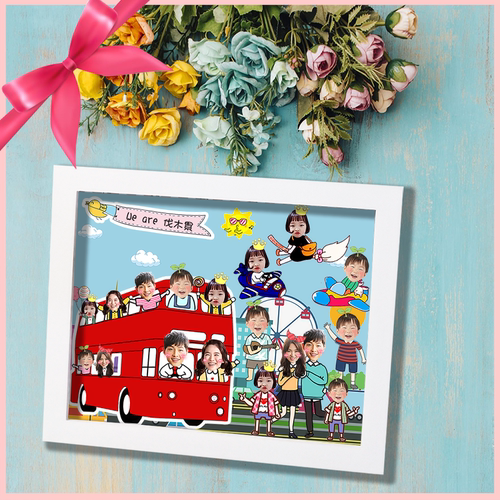 JK送公司同事领导班级幼儿创意纪念毕业生日定制相框离职退休礼物 - 图1