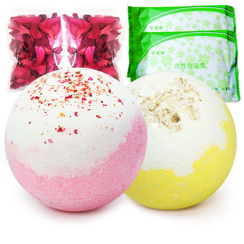 泡澡球套装泡泡浴球精油浴球浴盐 歌歌兰妮上菏泡澡花瓣