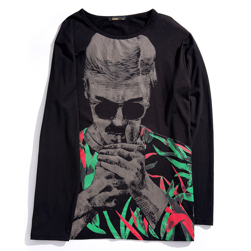 gxxh大码男装宽松胖子长袖t恤卫衣 gxxhT恤