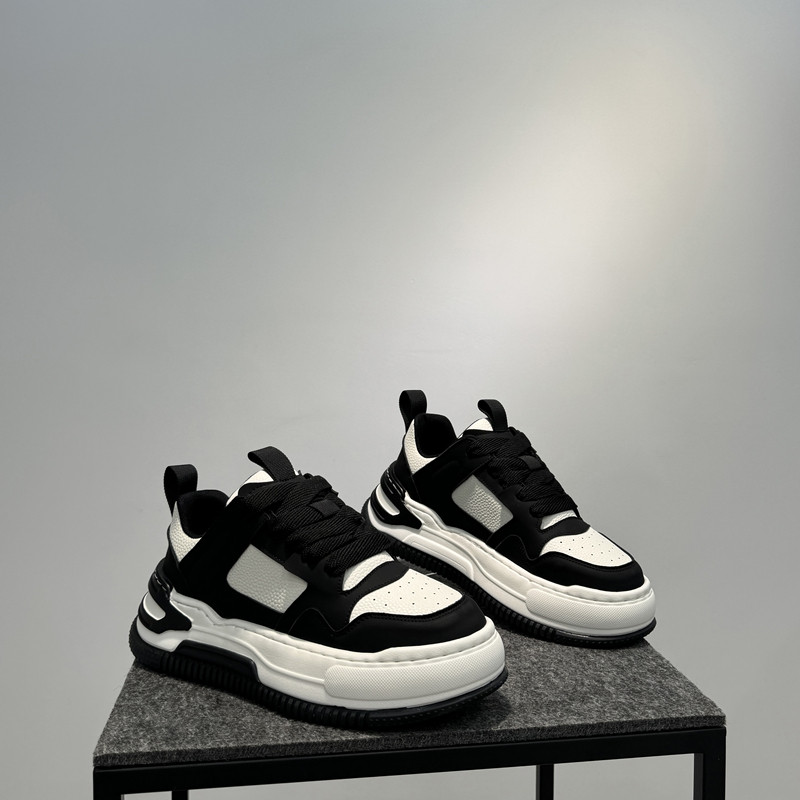 小白鞋男款2024新款厚底面包鞋低帮系带运动休闲鞋潮流百搭增高鞋,淘宝优惠券,粉丝福利购,淘宝优惠卷